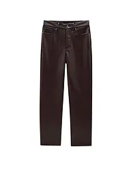 ANINE BING | Pantaloni in pelle BRUNO | Marrone