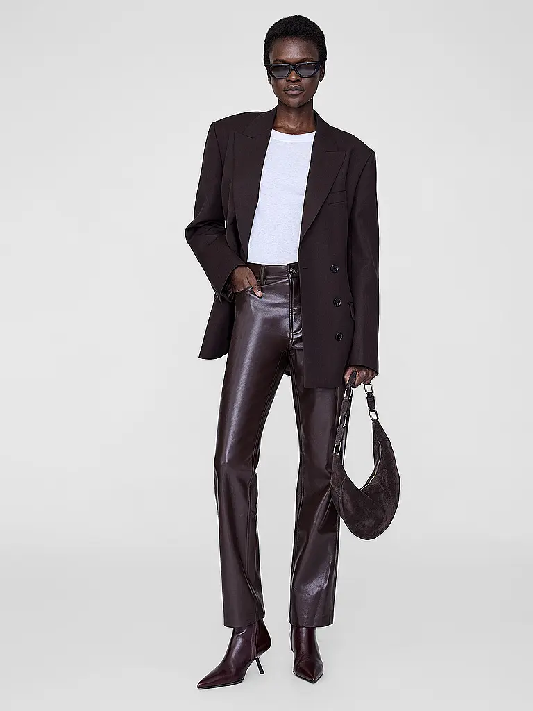 ANINE BING | Pantaloni in pelle BRUNO | 