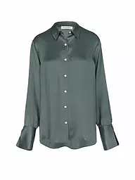 ANINE BING | Seidenbluse MONICA | Verde scuro