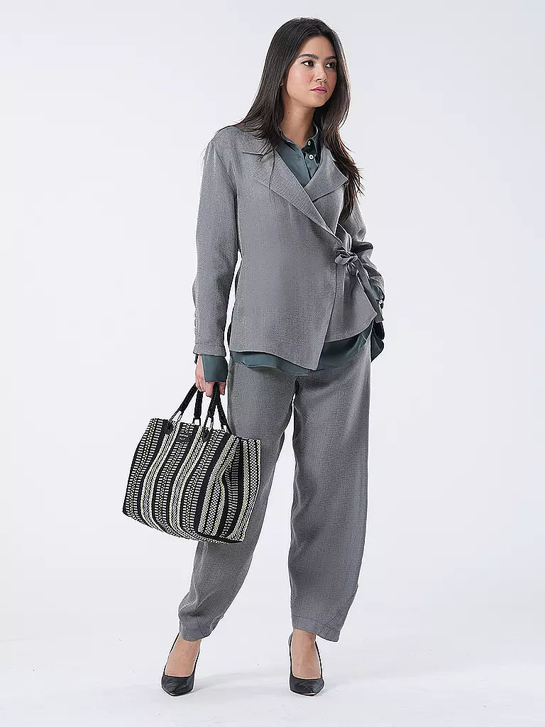 ANINE BING | Seidenbluse MONICA | Verde scuro