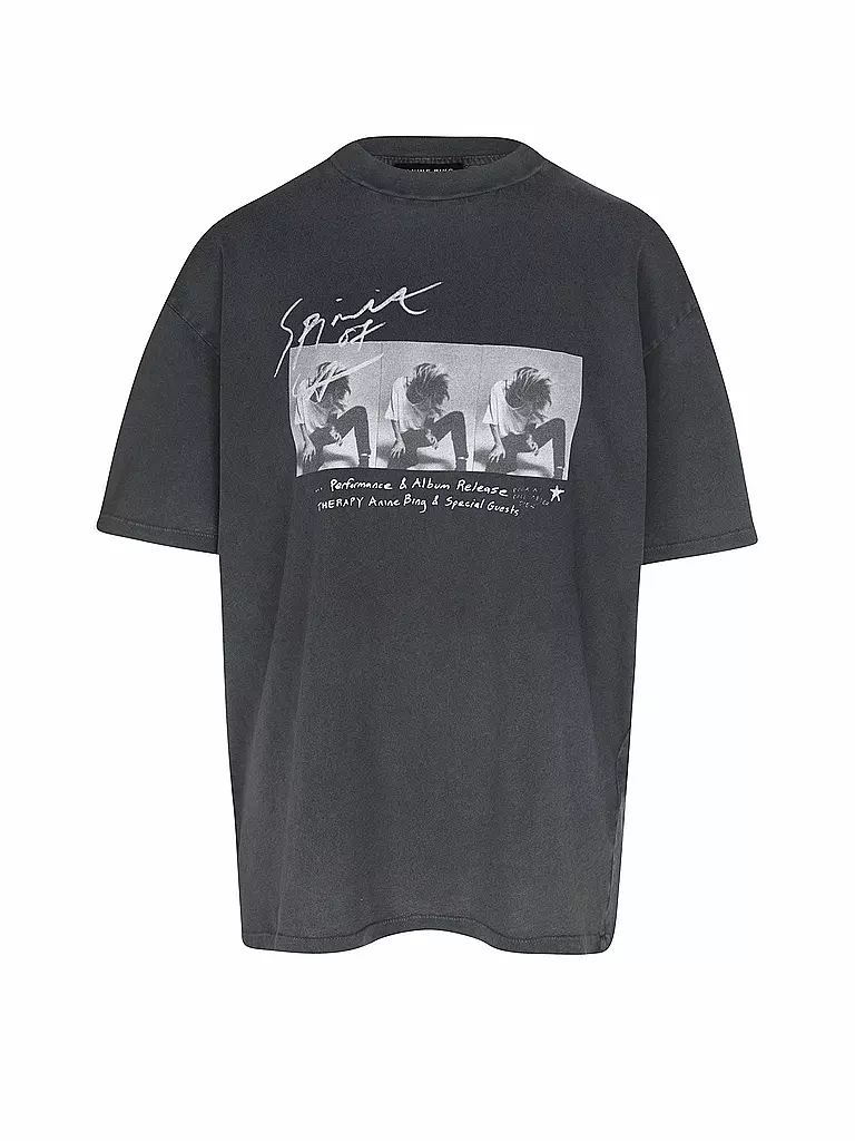 ANINE BING | T-shirt ASHTON | Nero