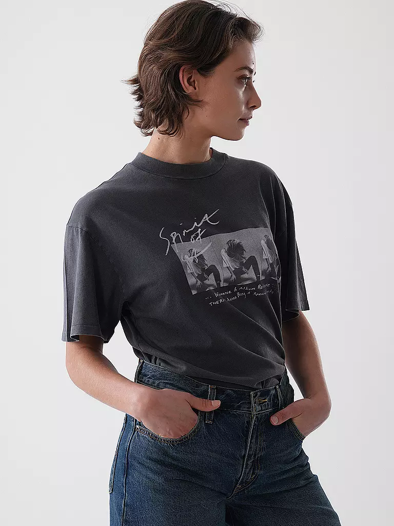 ANINE BING | T-shirt ASHTON | Nero