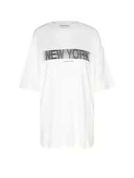 ANINE BING | T-Shirt CASON TEE BLUR | Bianco