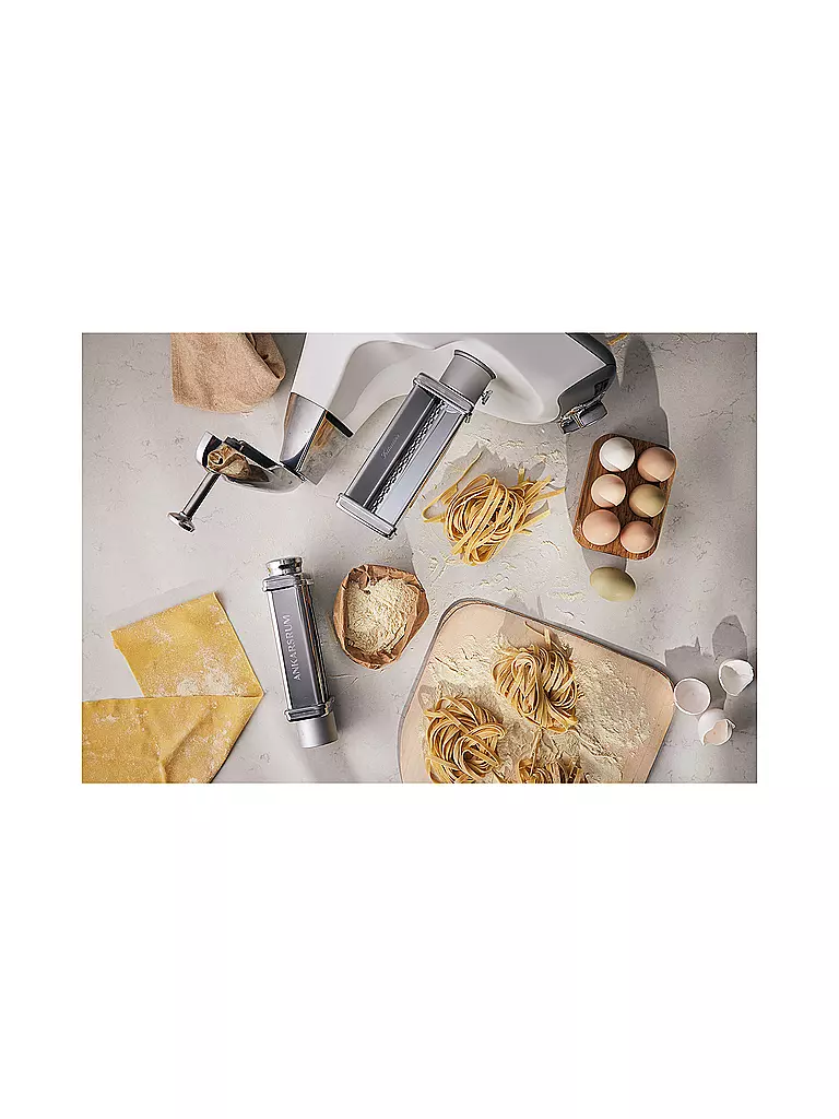 ANKARSRUM | Set per macchina per la pasta e tagliapasta 2 pezzi in acciaio inox | 