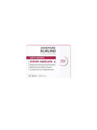 ANNEMARIE BÖRLIND | SYSTEM ABSOLUTE Crema Notte Rigenerante 50ml