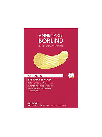 ANNEMARIE BÖRLIND | EYE PATCHES GOLD Patch occhi leviganti istantanei 6 pz.