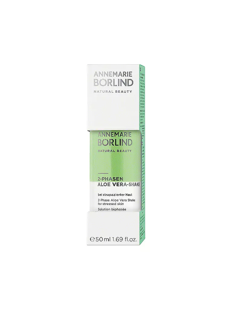 ANNEMARIE BÖRLIND | 2 FASI ALOE VERA SHAKE per pelle stressata 50ml | Senza colore