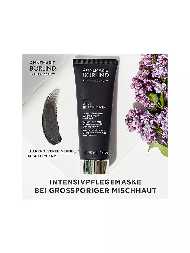 ANNEMARIE BÖRLIND | 2 IN 1 MASCHERA NERA 75ml |