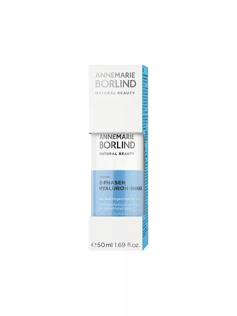 ANNEMARIE BÖRLIND | 2-PHASEN-HYALURON-SHAKE 50ml | Senza colore