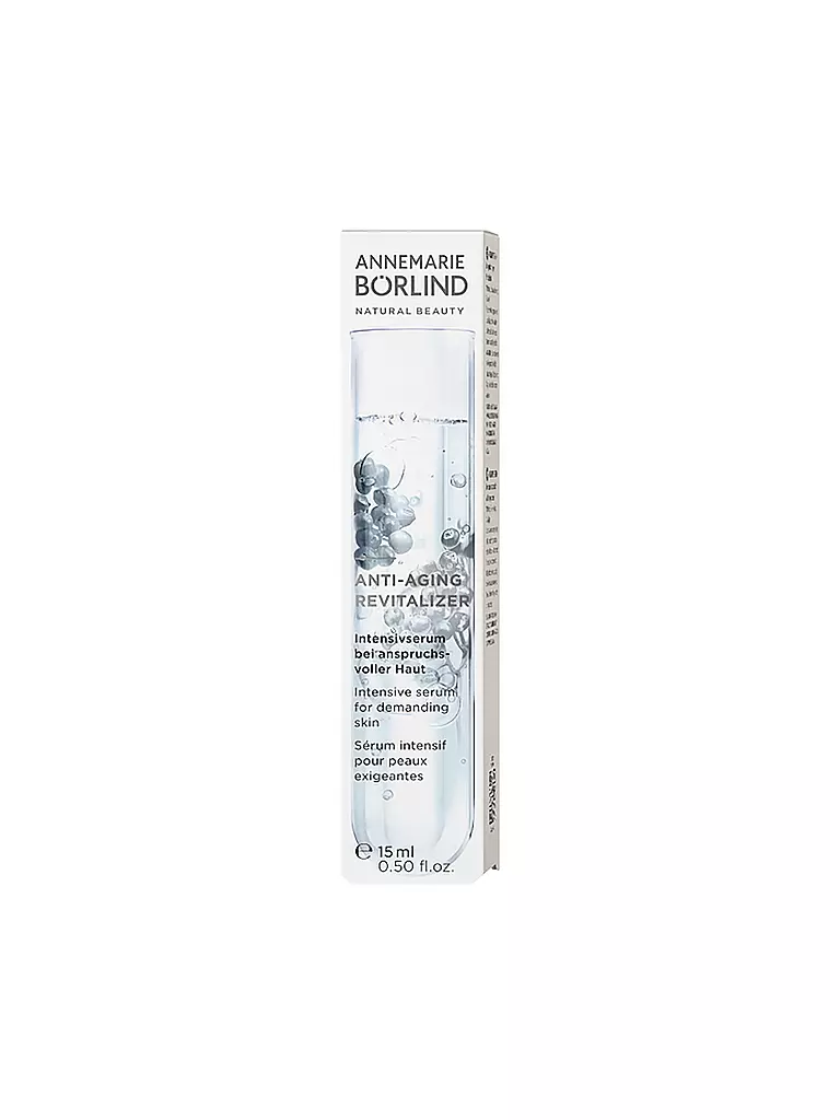ANNEMARIE BÖRLIND | ANTI-AGING REVITALISER SIERO INTENSIVO 15ml | Senza colore