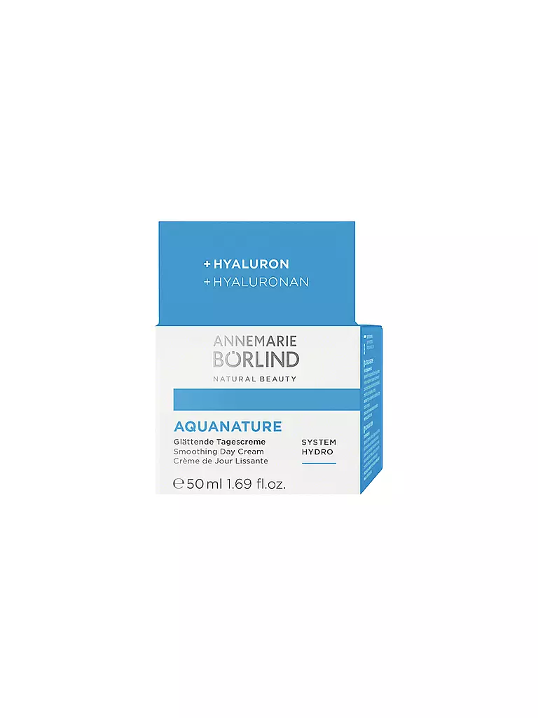 ANNEMARIE BÖRLIND | AQUANATURE Crema Giorno Levigante 50ml | Senza colore