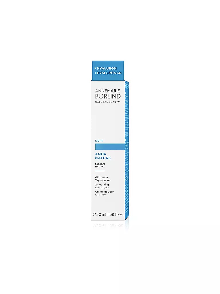 ANNEMARIE BÖRLIND | AQUANATURE Crema Giorno Levigante Light 50ml | Senza colore