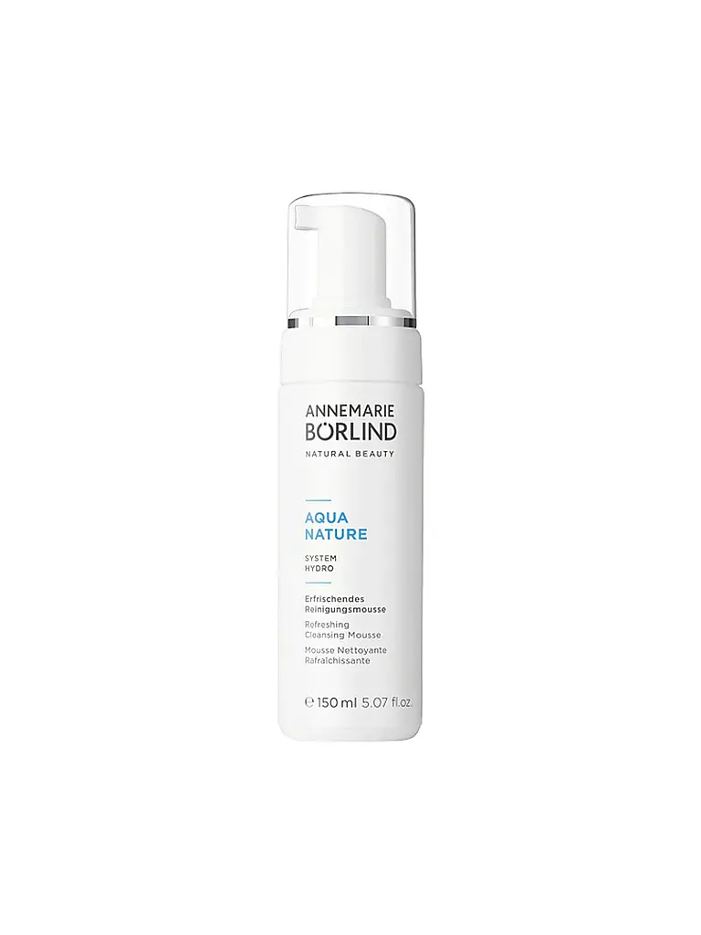 ANNEMARIE BÖRLIND | AQUANATURE Mousse Detergente Rinfrescante 150ml | Senza colore