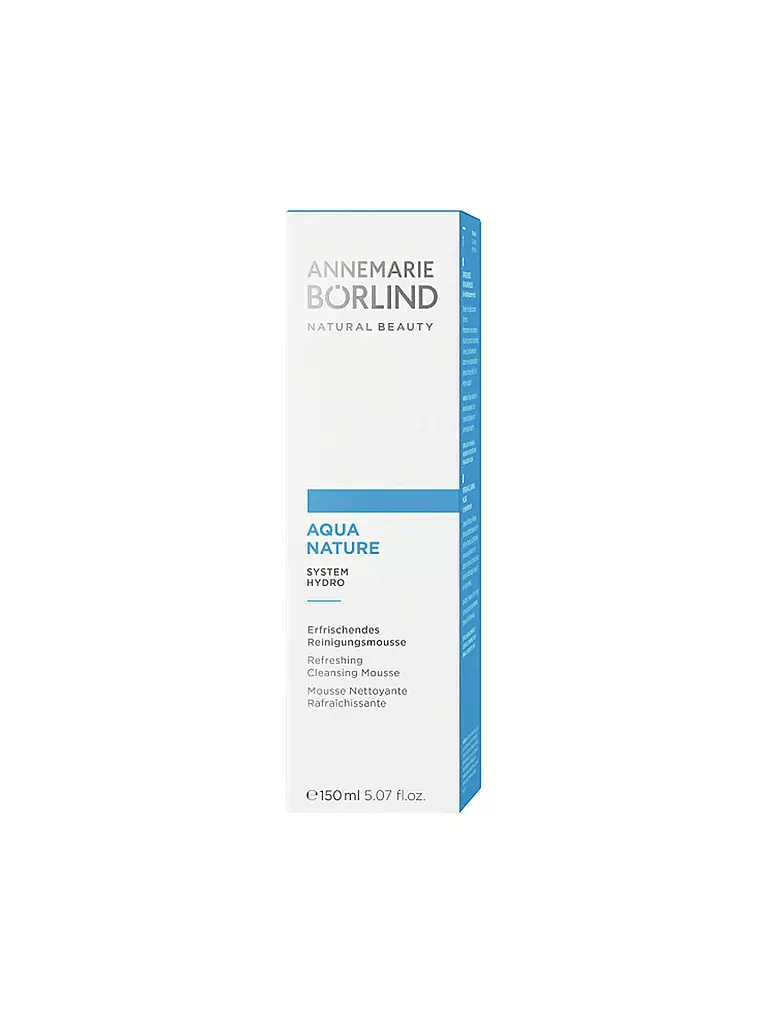 ANNEMARIE BÖRLIND | AQUANATURE Mousse Detergente Rinfrescante 150ml | Senza colore
