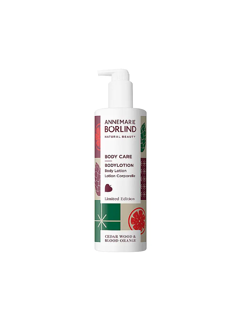 ANNEMARIE BÖRLIND | Bodylotion Legno di Cedro & Arancia Sanguinella 400ml | Senza colore