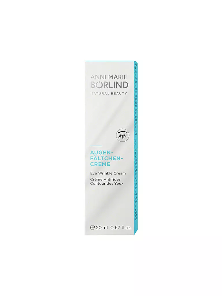 ANNEMARIE BÖRLIND | CREMA CONTORNO OCCHI ANTI-RUGHE 20ml | Senza colore