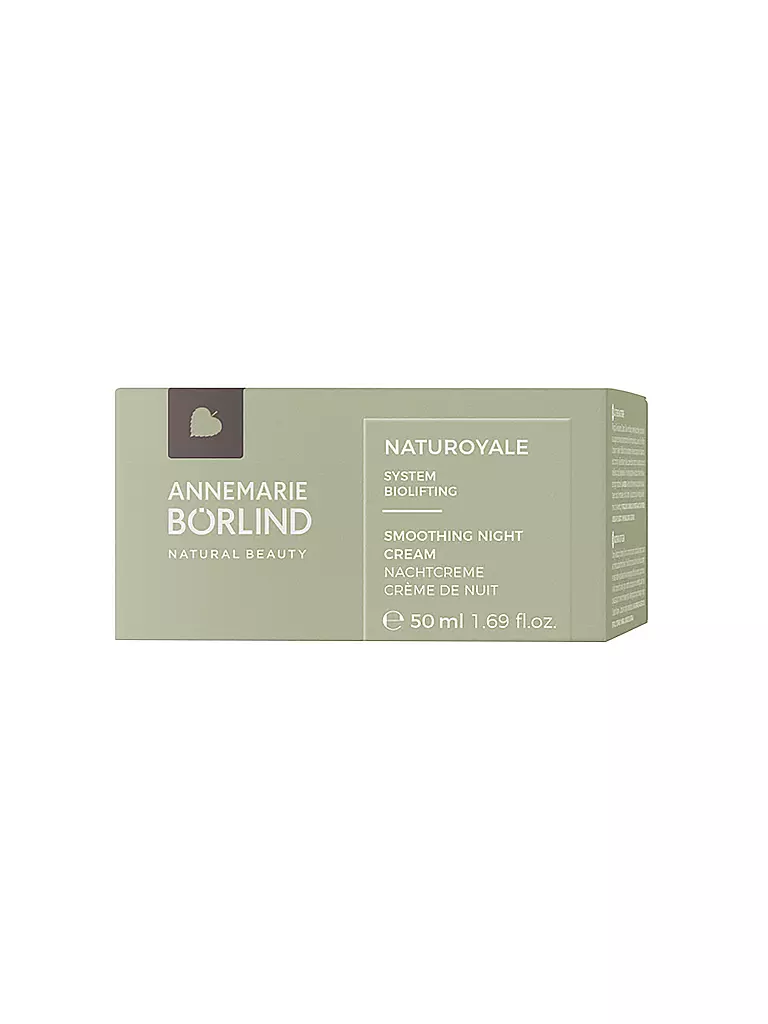 ANNEMARIE BÖRLIND | Crema viso - NATUROYALE Smoothing Night Cream 50ml | Senza colore