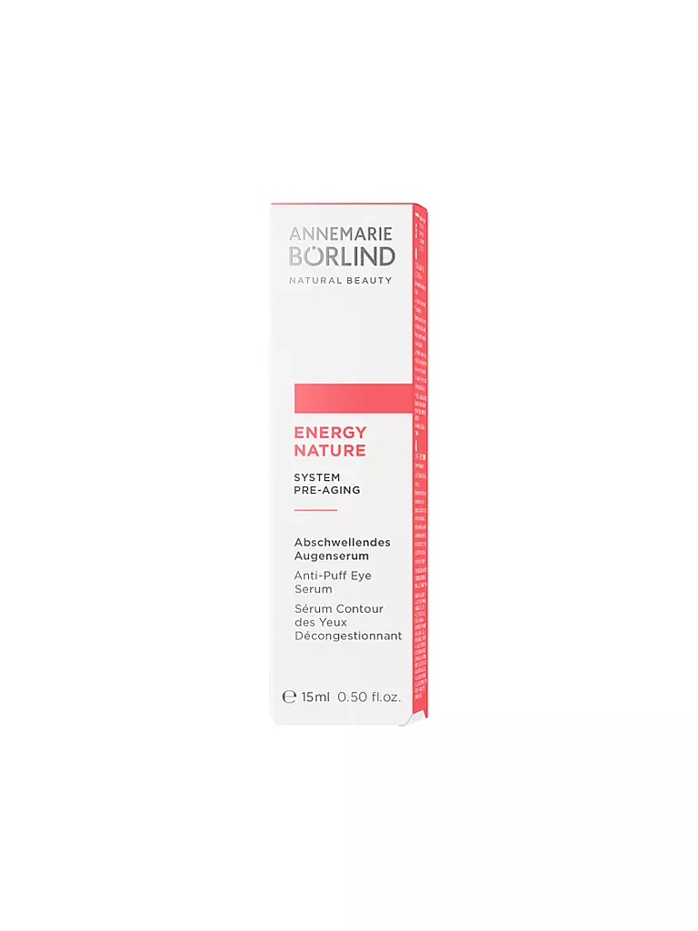 ANNEMARIE BÖRLIND | ENERGYNATURE Siero Occhi Decongestionante 15ml | Senza colore