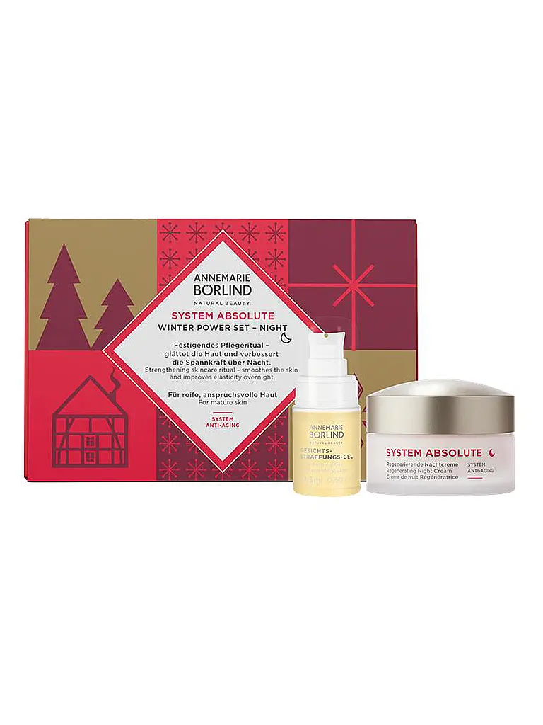 ANNEMARIE BÖRLIND | Geschenkset - SYSTEM ABSOLUTE Winter Power Night Set 50ml / 15ml | Senza colore