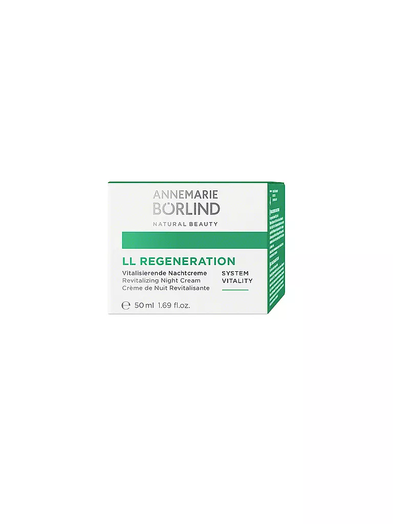 ANNEMARIE BÖRLIND | LL REGENERATION - System Vitality - Crema notte 50ml | Senza colore