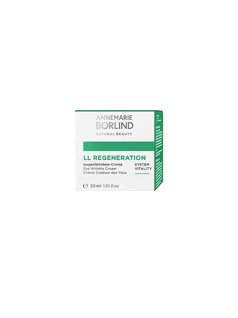 ANNEMARIE BÖRLIND | LL REGENERATION Crema Contorno Occhi Antirughe 30ml | Senza colore