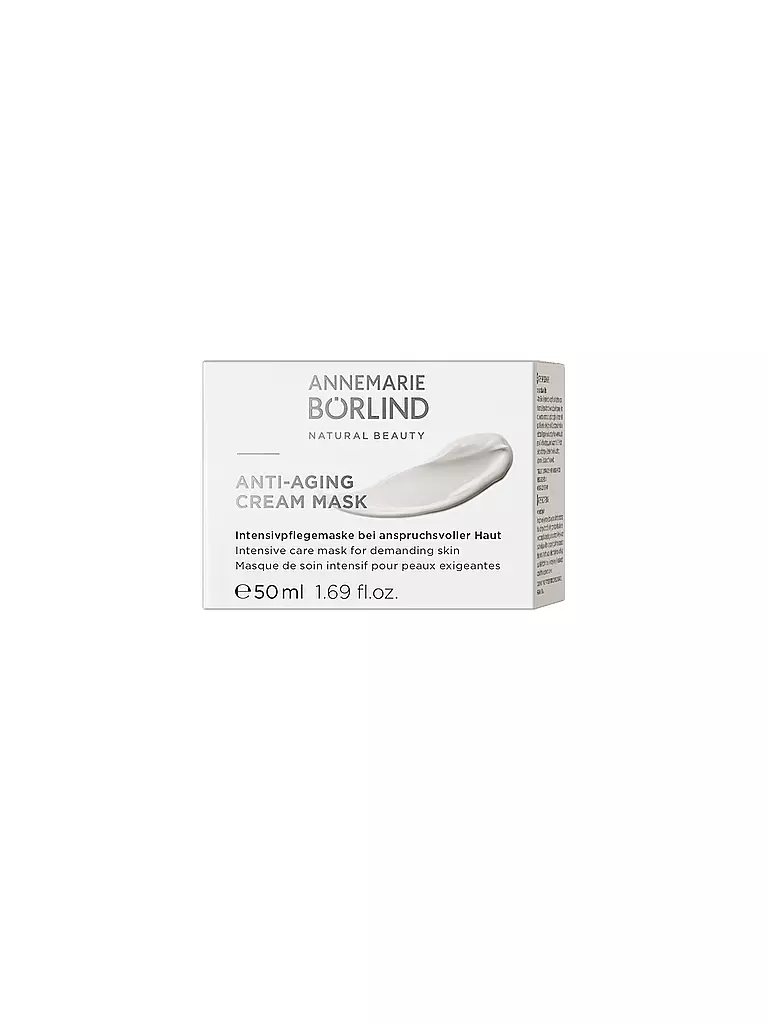 ANNEMARIE BÖRLIND | MASCHERA CREMA ANTI-ETÀ 50ml | Senza colore