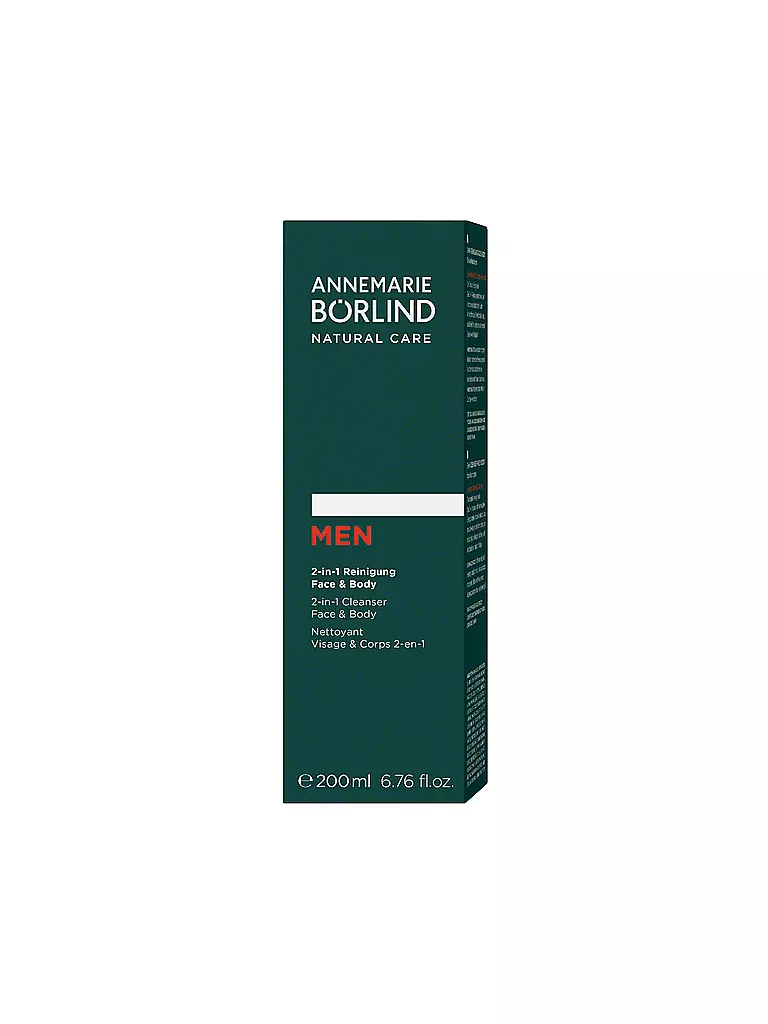 ANNEMARIE BÖRLIND | MEN 2-in-1 Detergente Viso&Corpo 200ml |