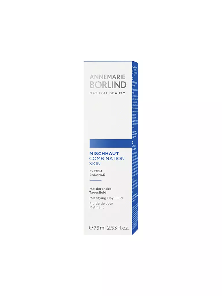 ANNEMARIE BÖRLIND | MISCHHAUT Fluido Giorno Opacizzante 75ml | Senza colore