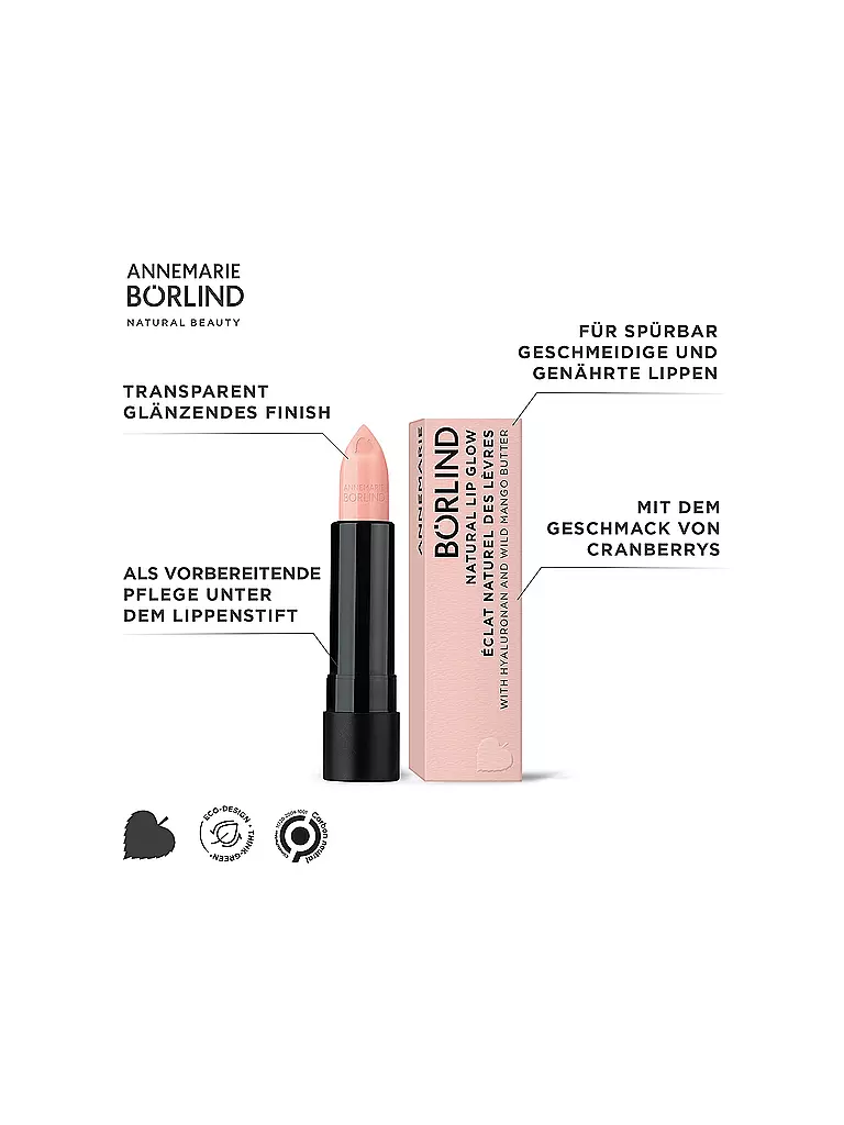 ANNEMARIE BÖRLIND | NATURAL LIP GLOW (10 Trasparente) | 