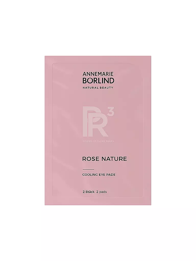 ANNEMARIE BÖRLIND | Patch occhi - ROSE NATURE COOLING EYE PADS 6x2 pezzi | 