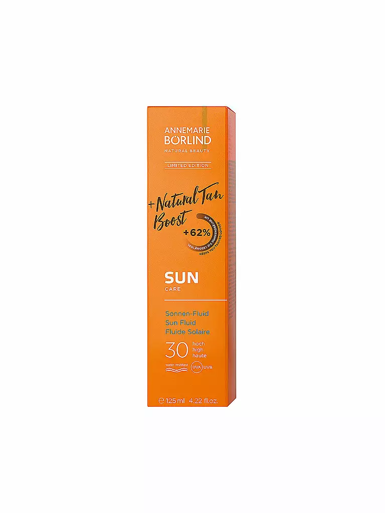 ANNEMARIE BÖRLIND | Protezione solare - SUN CARE Natural Tan Boost Fluido solare SPF 30 125ml | Senza colore