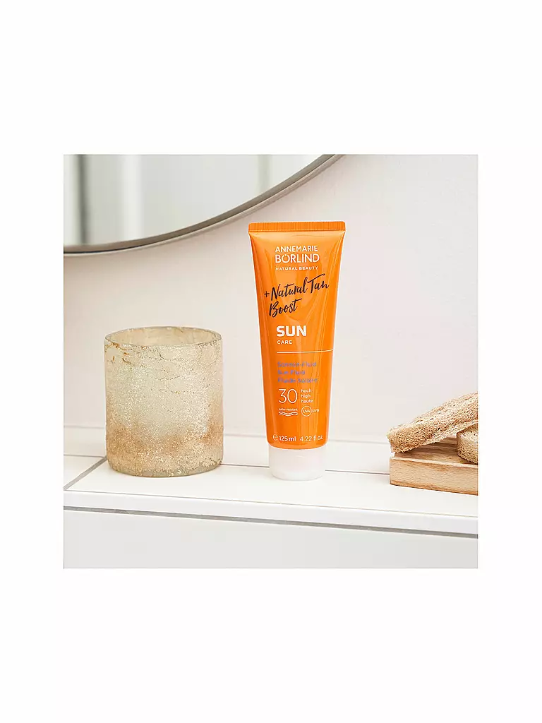 ANNEMARIE BÖRLIND | Protezione solare - SUN CARE Natural Tan Boost Fluido solare SPF 30 125ml | 