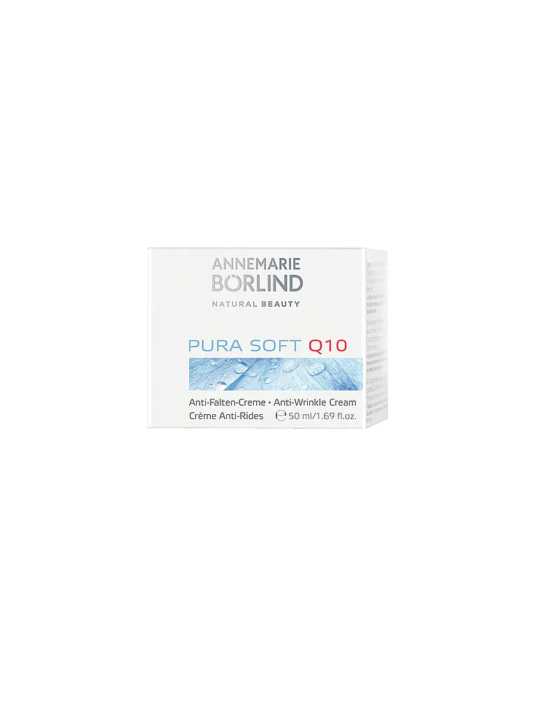 ANNEMARIE BÖRLIND | PURA SOFT Q10 - Crema Antirughe 50ml | Senza colore