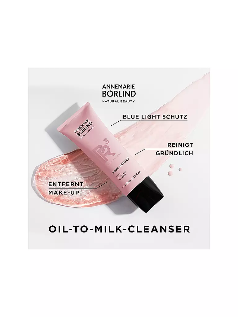 ANNEMARIE BÖRLIND | ROSE NATURE DETERGENTE OLIO-LATTE 125ml | 