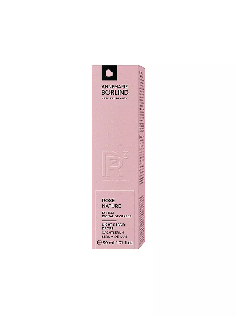 ANNEMARIE BÖRLIND | ROSE NATURE NIGHT REPAIR DROPS SIERO NOTTE 30ml | Senza colore