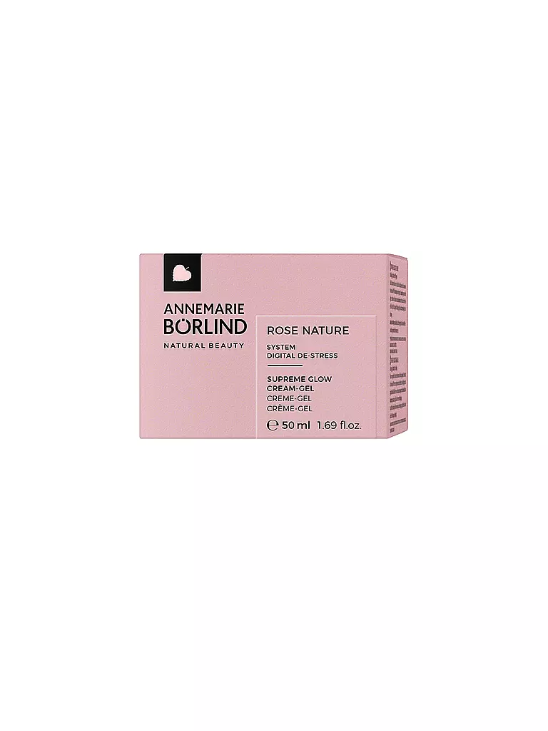ANNEMARIE BÖRLIND | ROSE NATURE SUPREME GLOW CREMA-GEL 50ml | Senza colore