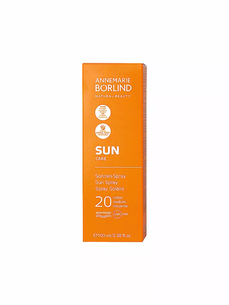 ANNEMARIE BÖRLIND | SUN CARE Spray Solare SPF 20 100ml | Senza colore