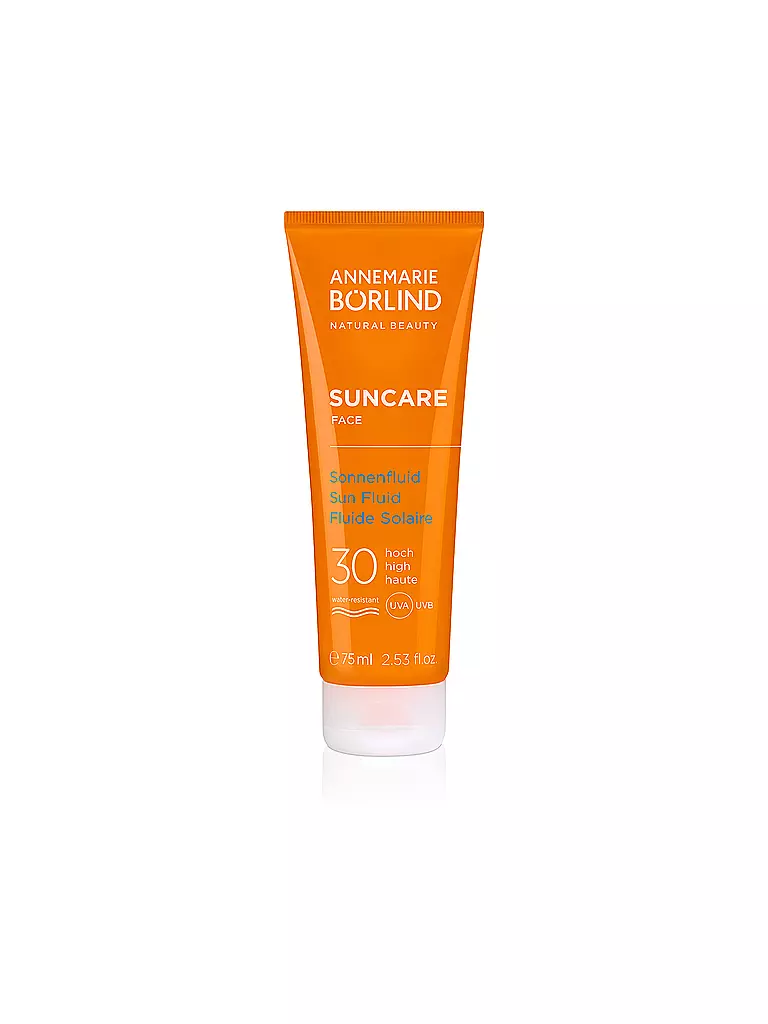 ANNEMARIE BÖRLIND | SUNCARE FACE Fluido Solare Viso SPF 30 75ml | Senza colore