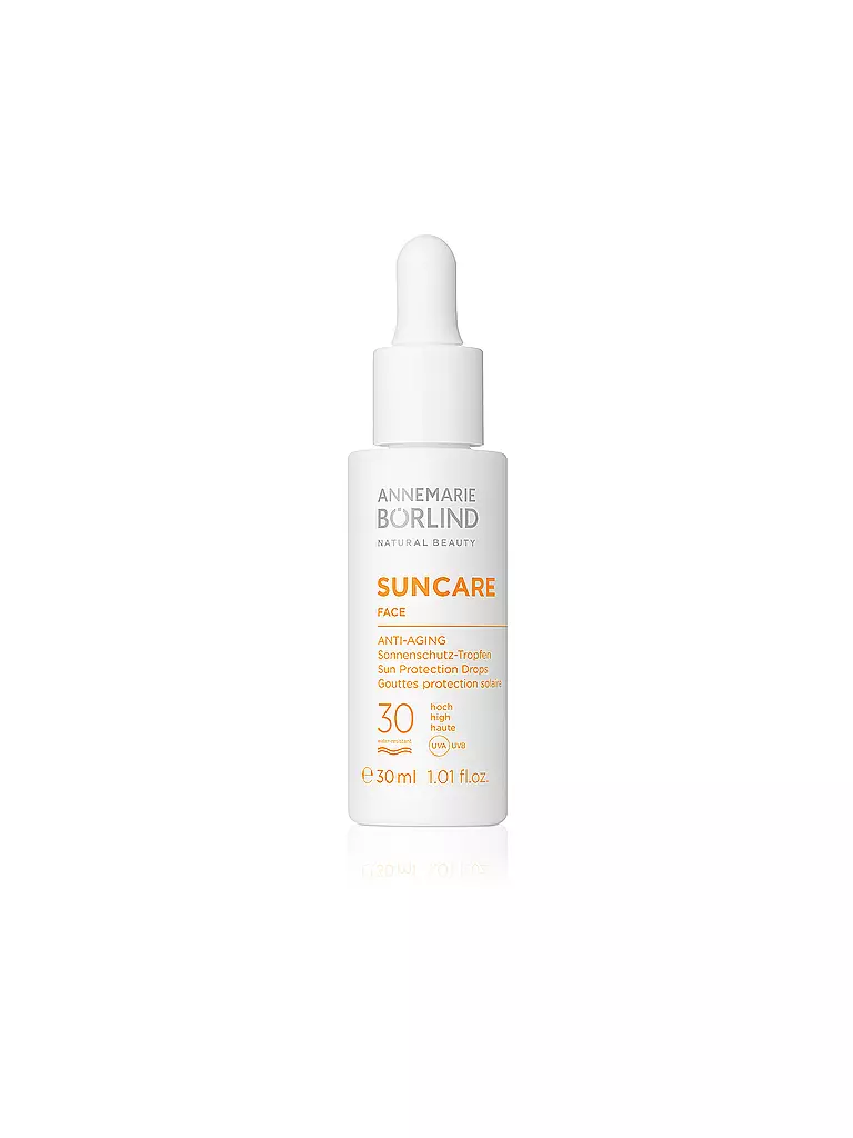 ANNEMARIE BÖRLIND | SUNCARE FACE Gocce di Protezione Solare Anti-Età SPF 30 30ml | Senza colore