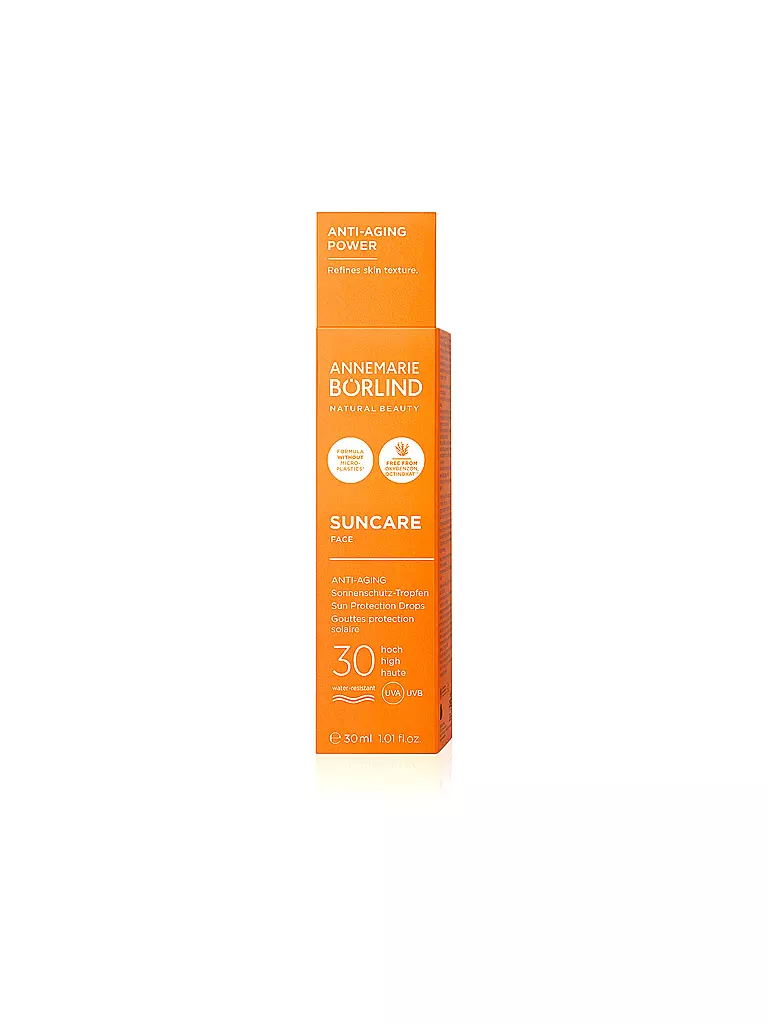 ANNEMARIE BÖRLIND | SUNCARE FACE Gocce di Protezione Solare Anti-Età SPF 30 30ml | Senza colore