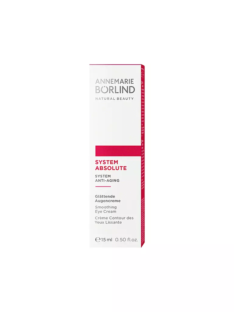 ANNEMARIE BÖRLIND | SYSTEM ABSOLUTE Crema occhi levigante 15ml | Senza colore