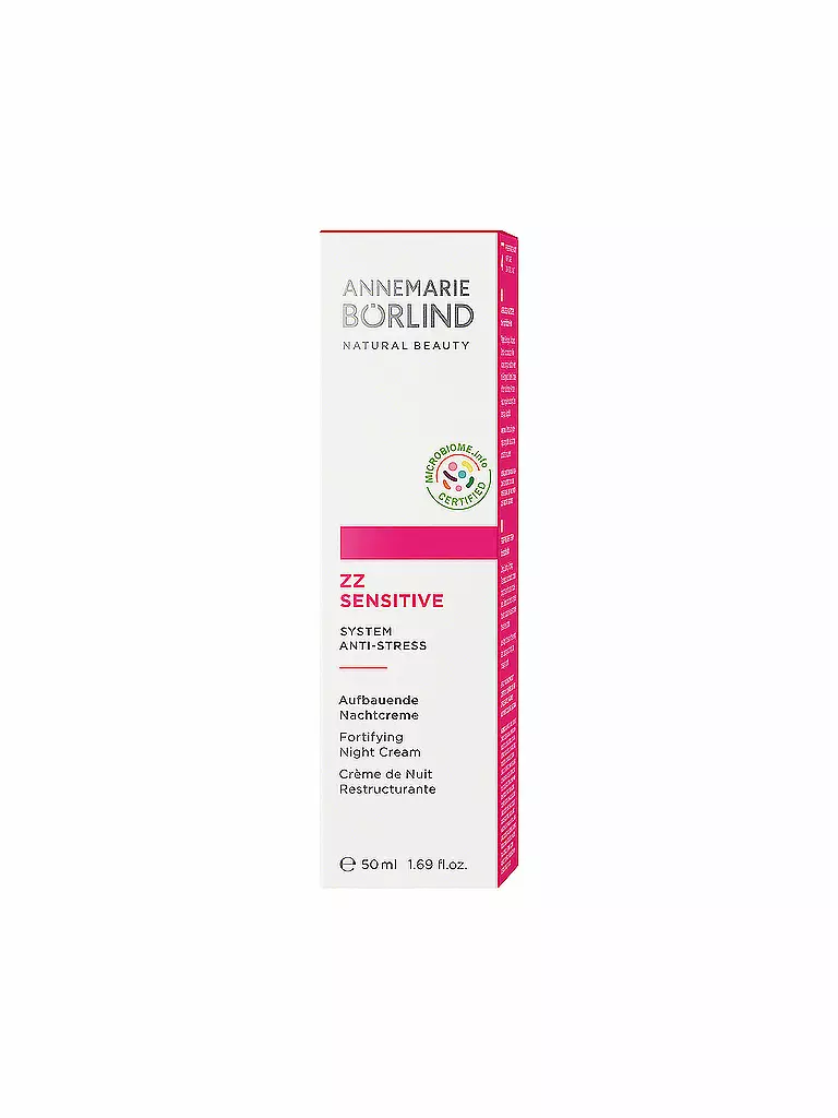 ANNEMARIE BÖRLIND | ZZ SENSITIVE Crema Notte Ricostituente 50ml | Senza colore