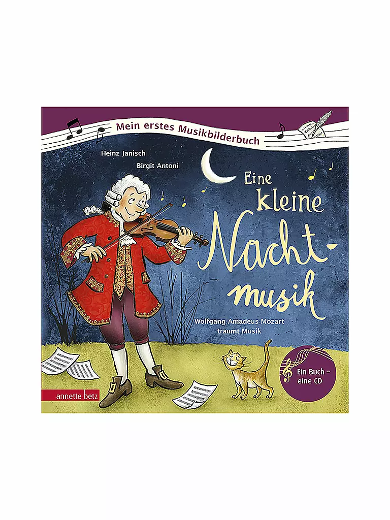 ANNETTE BETZ VERLAG | Libro - Eine kleine Nachtmusik con CD audio | Senza colore