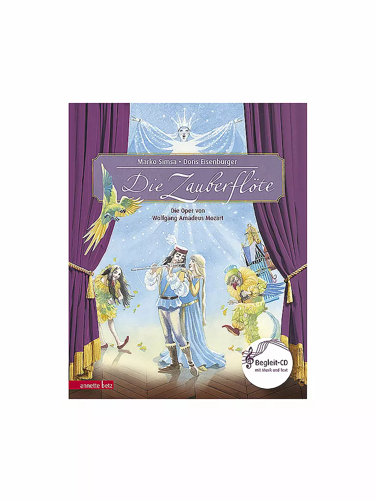 ANNETTE BETZ VERLAG | Libro - Il flauto magico con CD audio | Senza colore