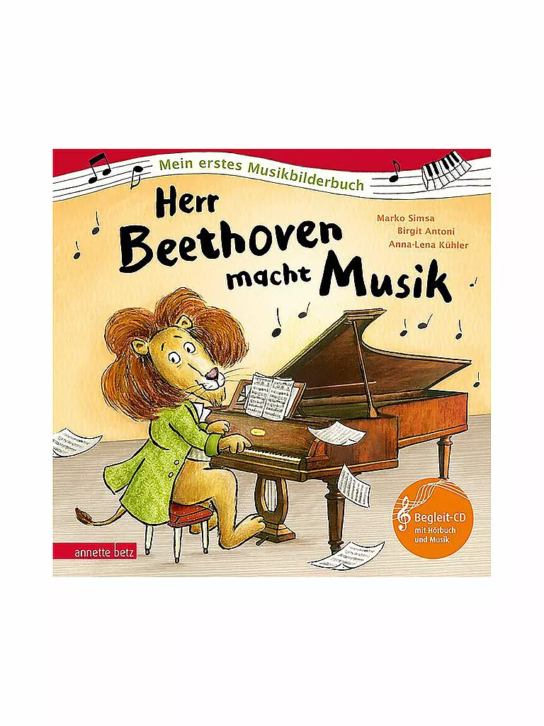 ANNETTE BETZ VERLAG | Libro - Il signor Beethoven fa musica - con CD audio | Senza colore