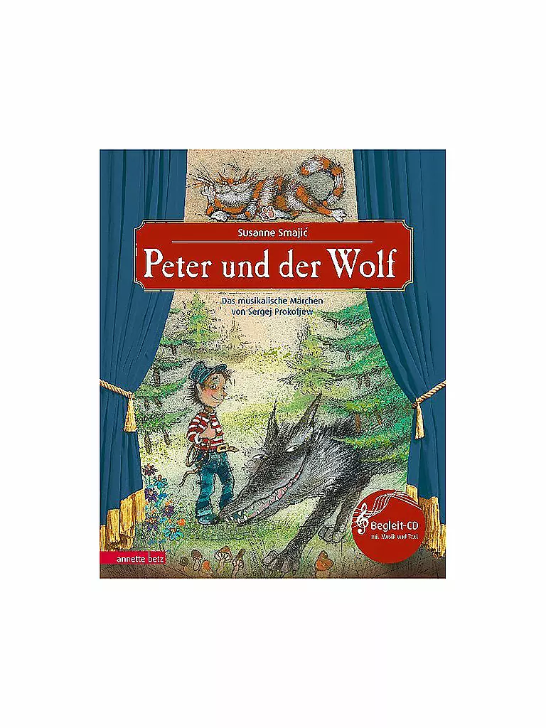ANNETTE BETZ VERLAG | Libro - Pierino e il lupo con CD audio | Senza colore