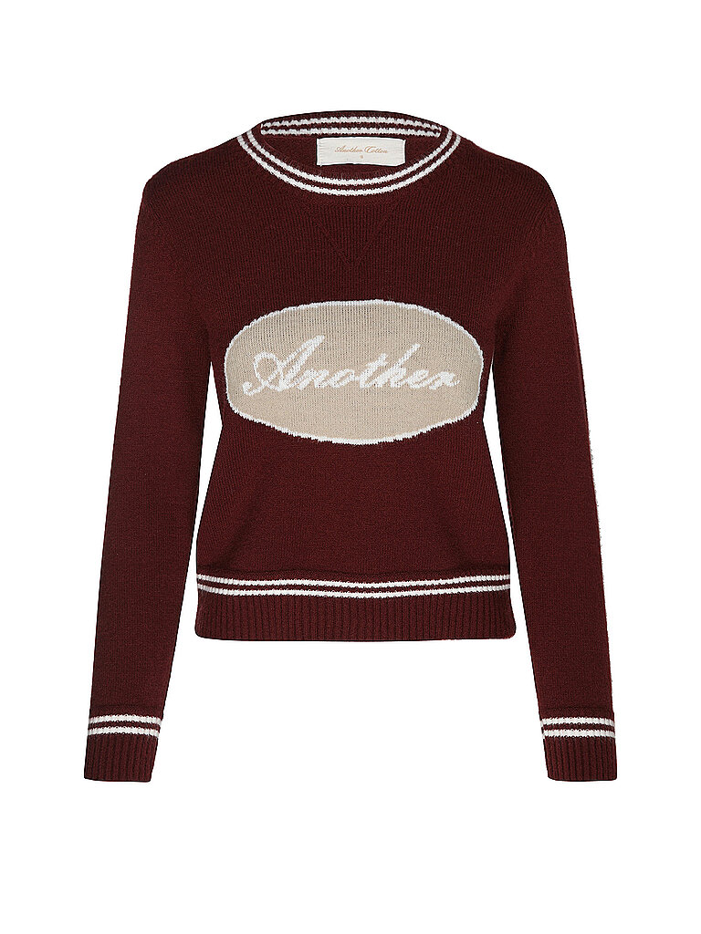 Pullover rosso scuro S
