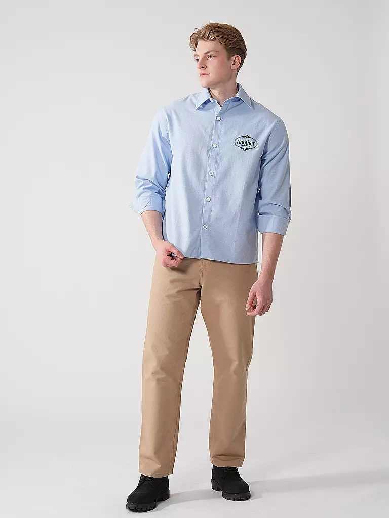 ANOTHER COTTON LAB | Camicia Regular Fit | Blu chiaro