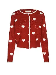 ANOTHER COTTON LAB | Cardigan | Rosso scuro