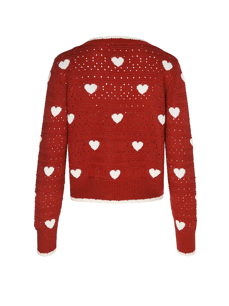 ANOTHER COTTON LAB | Cardigan | Rosso scuro